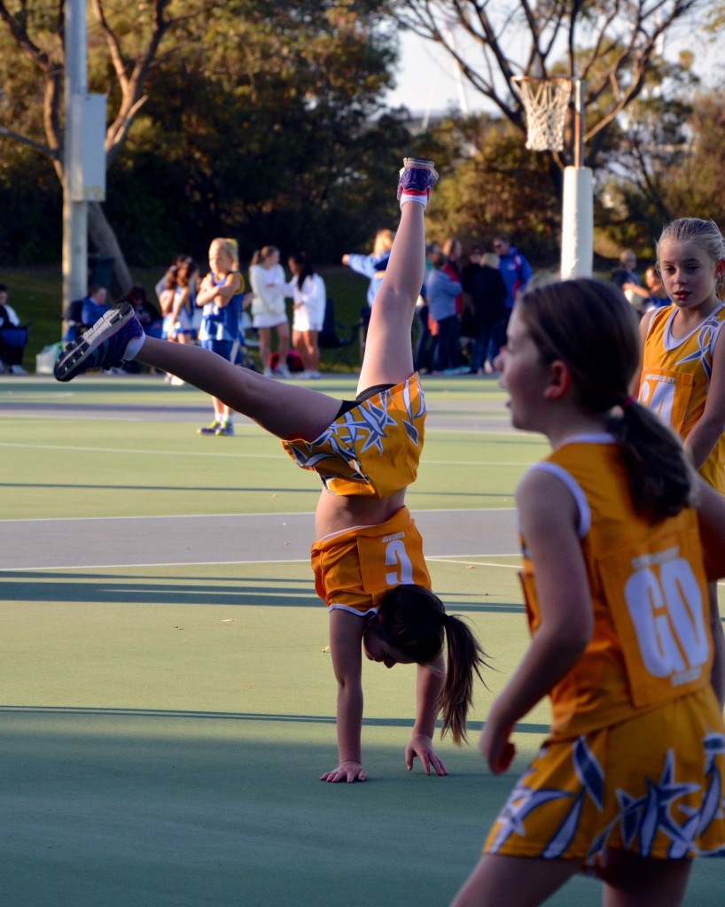 upside down netball